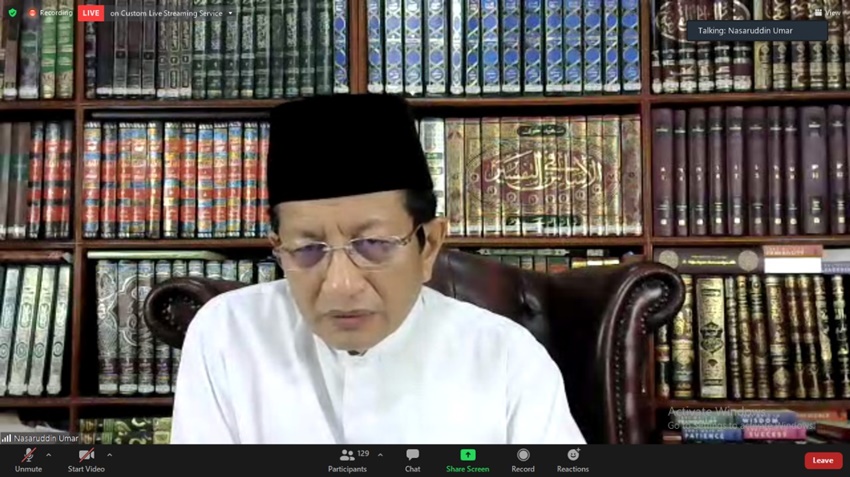 Prof. Nasaruddin Umar di Bedah Buku Tafsir Kebangsaan