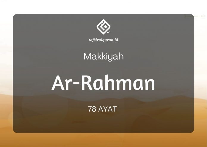 Tafsir Surah Ar-Rahman