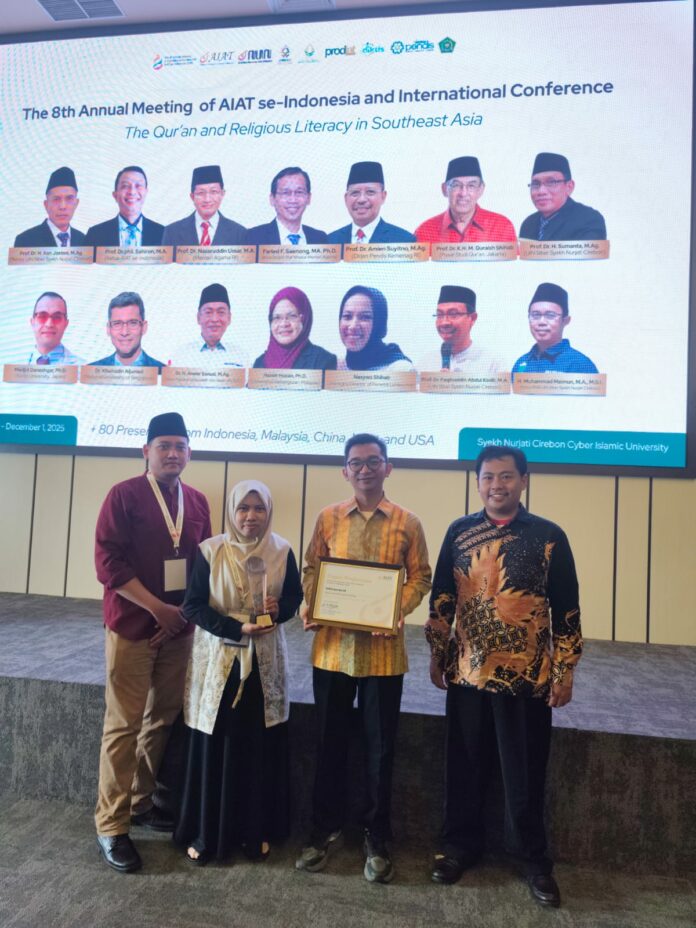 Tafsiralquran.id Raih Penghargaan dari AIAT sebagai Website Peneroka Kajian Al-Qur’an dan Tafsir